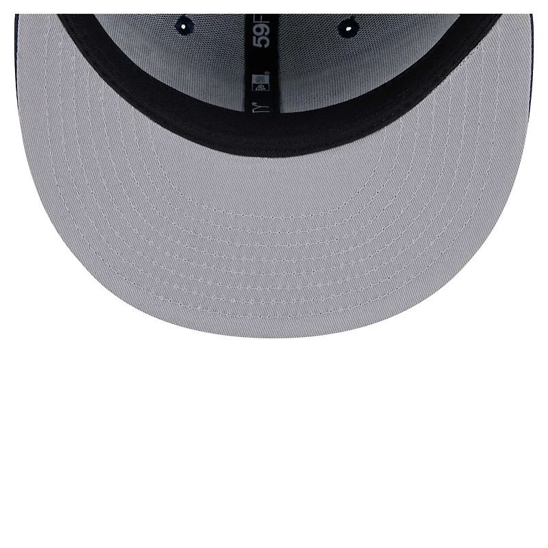 Casquette ajustée Ransom 59FIFTY pour homme New Era College Navy Seattle Seahawks