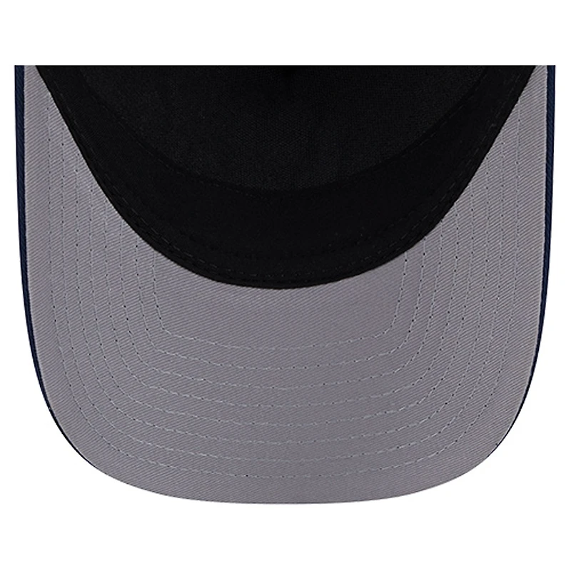 Casquette ajustable 9FORTY pour homme New Era College Navy Seattle Seahawks Side Lines