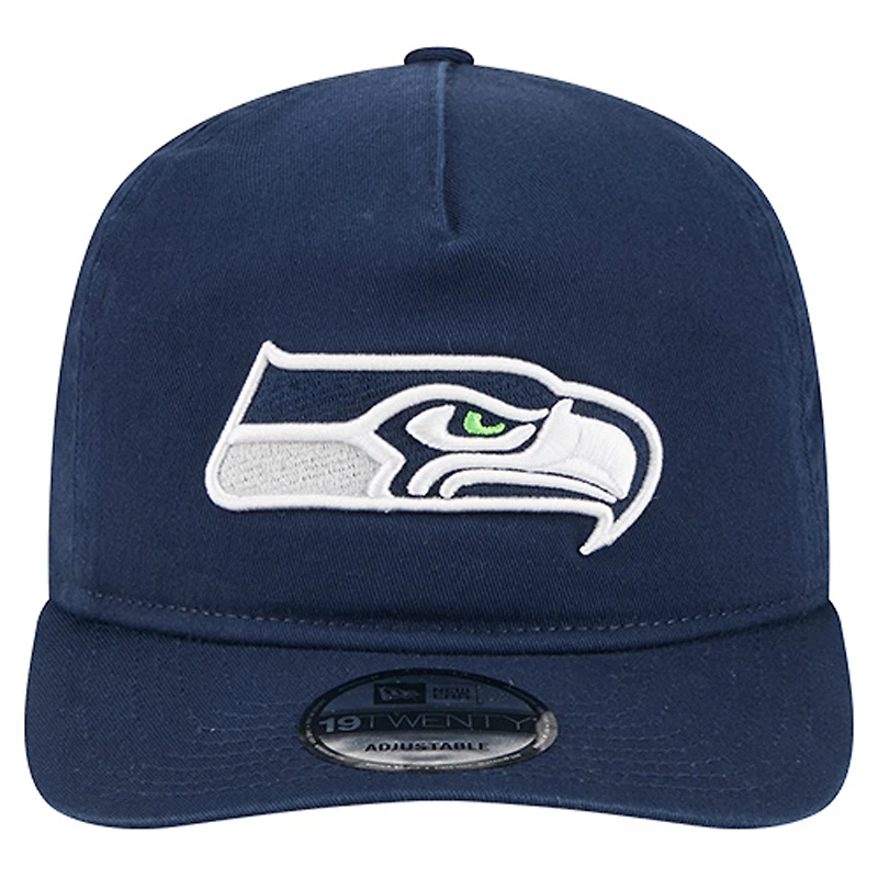 Casquette ajustable 19TWENTY pour homme New Era College Navy des Seattle Seahawks