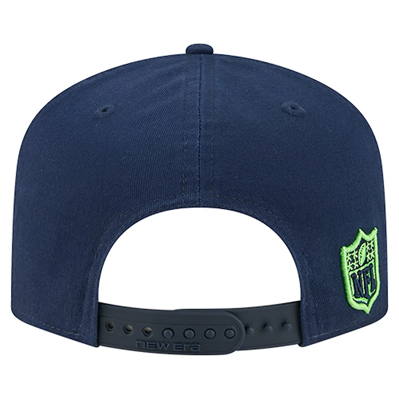 Casquette ajustable 19TWENTY pour homme New Era College Navy des Seattle Seahawks