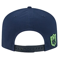 Casquette ajustable 19TWENTY pour homme New Era College Navy des Seattle Seahawks