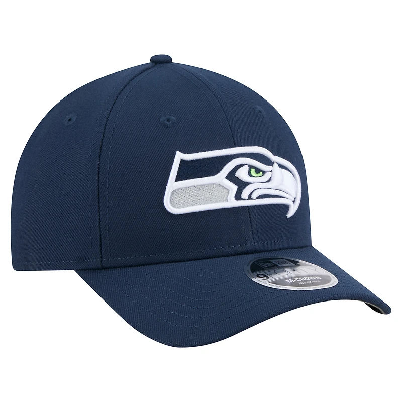 Men's New Era  College Navy Seattle Seahawks Team Collection 9FORTY M-Crown Adjustable Hat