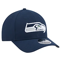Men's New Era  College Navy Seattle Seahawks Team Collection 9FORTY M-Crown Adjustable Hat