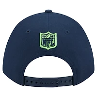 Men's New Era  College Navy Seattle Seahawks Team Collection 9FORTY M-Crown Adjustable Hat