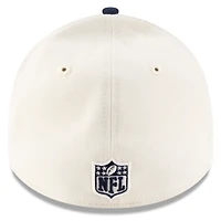 Men's New Era  Cream/College Navy Seattle Seahawks 2025 NFL Draft 39THIRTY Flex Hat