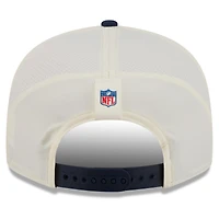 Men's New Era  Cream/College Navy Seattle Seahawks 2026 NFL Training Camp 9FIFTY Snapback Hat