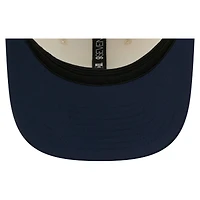 Men's New Era  Cream/College Navy Seattle Seahawks 2026 NFL Training Camp 9SEVENTY Adjustable Hat