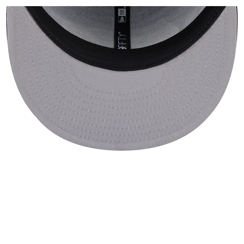 Men's New Era  Dark Brown Seattle Seahawks Burnt Wood Camo 9FIFTY Snapback Hat