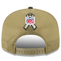 Men's New Era  Dark Green Seattle Seahawks 2025 Salute to Service Split Panel 9FIFTY Snapback Hat