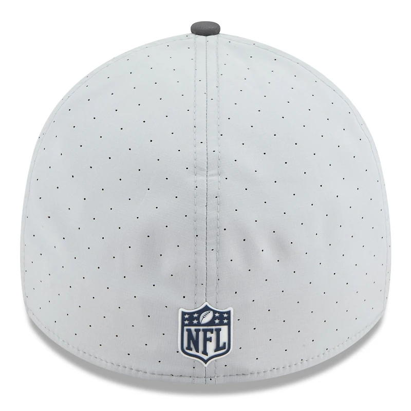Men's New Era  Gray/Graphite Seattle Seahawks 2025 NFL Training Camp 39THIRTY Flex Hat