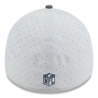 Men's New Era  Gray/Graphite Seattle Seahawks 2025 NFL Training Camp 39THIRTY Flex Hat