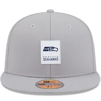 Casquette ajustée 59FIFTY gris New Era pour homme, édition 2025 des Seattle Seahawks