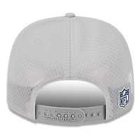 Casquette camionneur ajustable 9SEVENTY gris New Era pour homme, édition 2025 des Seattle Seahawks