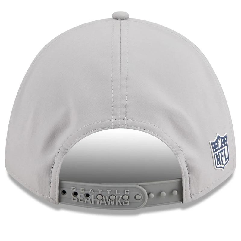 Casquette ajustable 9FORTY gris New Era pour homme, édition 2025 des Seattle Seahawks
