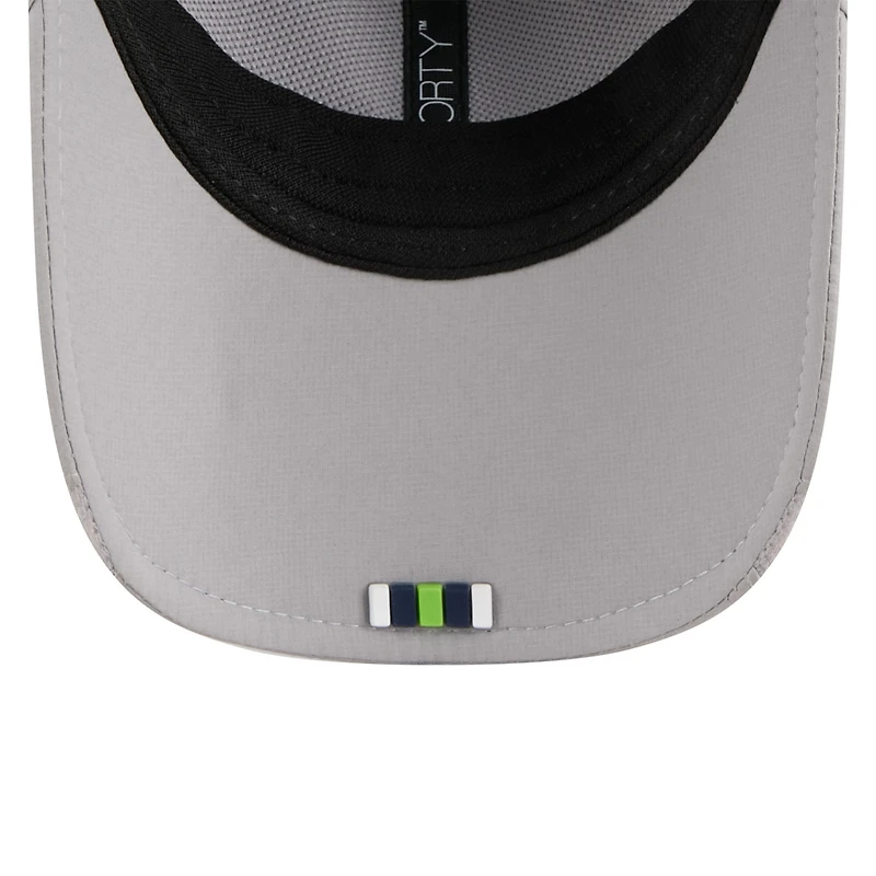 Casquette ajustable 9FORTY gris New Era pour homme, édition 2025 des Seattle Seahawks