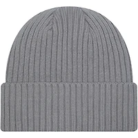Bonnet en tricot à revers gris Seattle Seahawks Color Pack New Era pour hommes