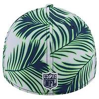 Casquette 39THIRTY Flex Palms des Seattle Seahawks de New Era pour homme, gris