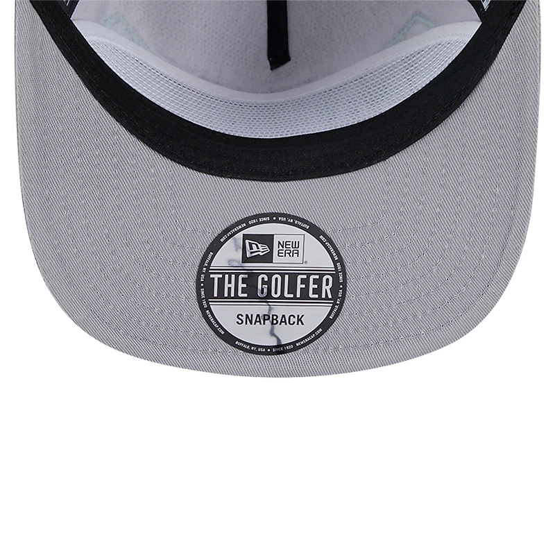 Men's New Era Gray Seattle Seahawks Throwback Corded Golfer Snapback Hat