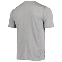 Men's New Era Heathered Gray Seattle Seahawks Combine Authentic Game On T-Shirt