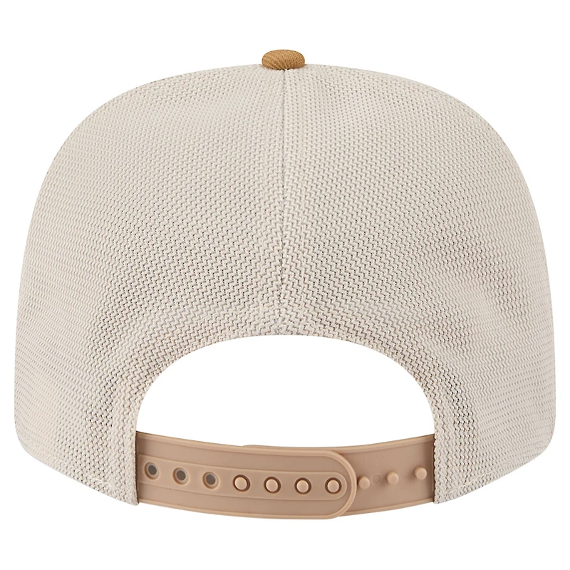 Men's New Era Light Beige Seattle Seahawks  Two-Tone Trucker 9SEVENTY Adjustable Hat