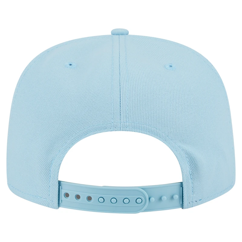 Men's New Era  Light Blue Seattle Seahawks Color Pack A-Frame 9FIFTY Snapback Hat