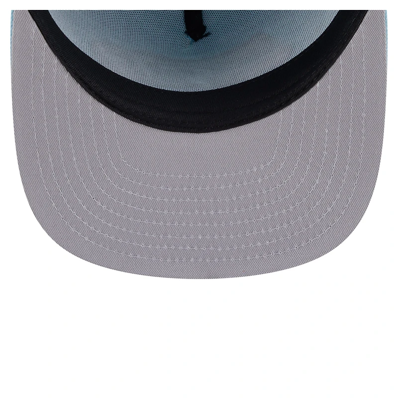 Men's New Era  Light Blue Seattle Seahawks Color Pack A-Frame 9FIFTY Snapback Hat