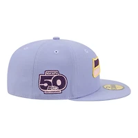 Men's New Era Light Purple Seattle Seahawks Lavender Bloom 59FIFTY Fitted Hat