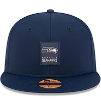 Men's New Era Navy Seattle Seahawks 2025 Sideline 59FIFTY Fitted Hat