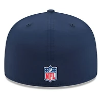 Men's New Era Navy Seattle Seahawks 2025 Sideline 59FIFTY Fitted Hat
