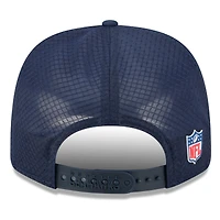 Men's New Era  Navy Seattle Seahawks 2025 Sideline 9SEVENTY Adjustable Trucker Hat