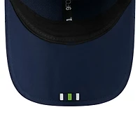Men's New Era Navy Seattle Seahawks 2025 Sideline M-Crown 9FORTY Adjustable Hat