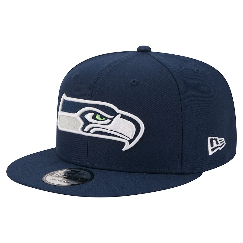Men's New Era  Royal Seattle Seahawks 9FIFTY Snapback Hat