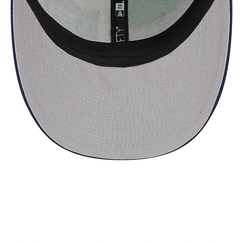 Men's New Era  Neon Green/College Navy Seattle Seahawks 2023 Sideline Low Profile 59FIFTY Fitted Hat