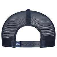 Casquette snapback 9FIFTY Outdoor Split Panel New Era pour homme, vert fluo/bleu marine universitaire, Seattle Seahawks