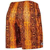 Men's New Era Orange Seattle Seahawks Summer Pop Shorts