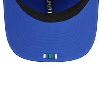 Casquette ajustable 9SEVENTY Trucker pour homme New Era Royal Seattle Seahawks 2025 Sideline Throwback
