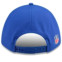 Casquette ajustable New Era Royal Seattle Seahawks 2025 Sideline Throwback M-Crown 9FORTY pour homme
