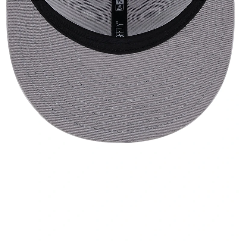 Casquette Snapback 9FIFTY New Era Seattle Seahawks Main blanc sur blanc pour homme