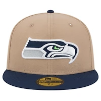 Casquette ajustée 59FIFTY pour homme avec logo principal des Seattle Seahawks de New Era