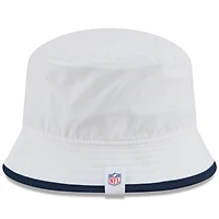 Men's New Era  White Seattle Seahawks 2025 NFL Training Camp Stretch Bucket Hat
