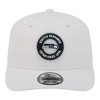 Casquette ajustable New Era blanche Seattle Seahawks COOLERA 9SEVENTY pour homme