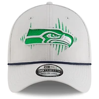 Men's New Era  Wolf Gray Seattle Seahawks 2025 Rivalries Collection On-Field 39THIRTY Flex Hat