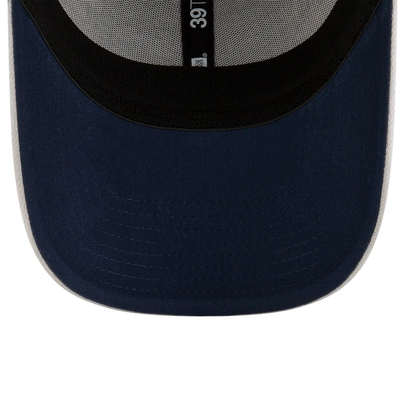 Casquette 39THIRTY Flex On-Field pour homme, collection 2025 Rivalries des Seattle Seahawks, gris loup New Era