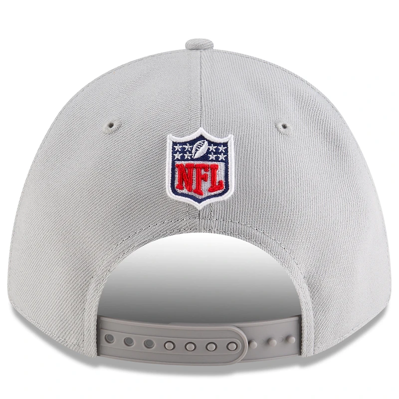 Casquette ajustable 9FORTY M-Crown A-Frame pour homme, collection Rivalités 2025, gris loup New Era