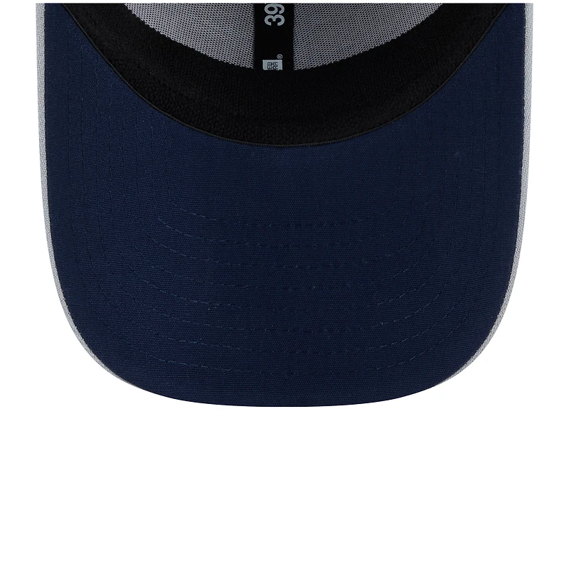 Casquette 39THIRTY Flex Sideline pour homme, collection 2025 Rivalries des Seattle Seahawks, gris loup New Era