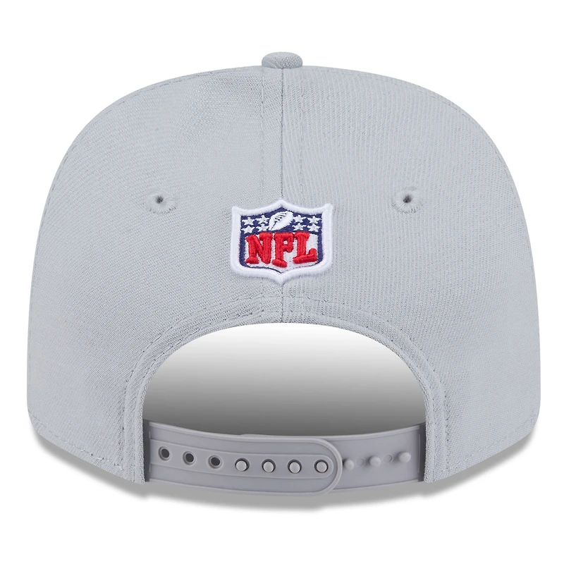 Casquette ajustable 9SEVENTY gris loup New Era pour homme, collection Rivalries 2025 des Seattle Seahawks