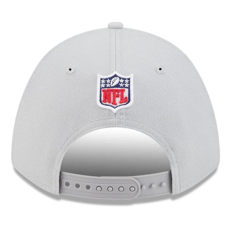 Men's New Era  Wolf Gray Seattle Seahawks 2025 Rivalries Collection Sideline A-Frame 9FORTY Adjustable Hat