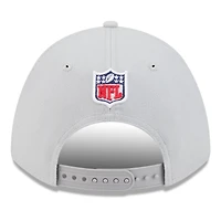 Men's New Era  Wolf Gray Seattle Seahawks 2025 Rivalries Collection Sideline A-Frame 9FORTY Adjustable Hat