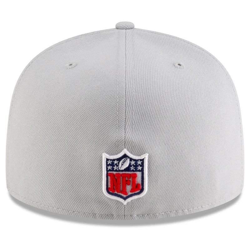 Men's New Era  Wolf Gray Seattle Seahawks 2025 Rivalries Collection Sideline Rope 59FIFTY Fitted Hat