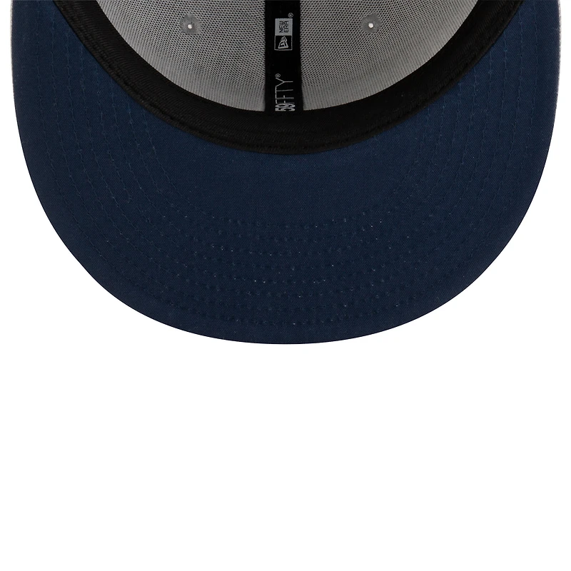Casquette ajustée 59FIFTY gris loup pour homme, collection Rivalités 2025, des Seattle Seahawks de New Era